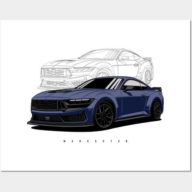 New Mustang Wall Art by Markaryan